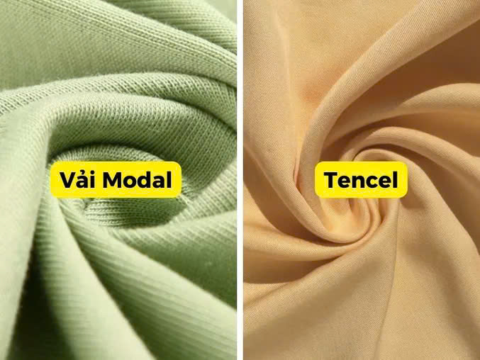 Vải tencel - vải modal chất liệu 1 chín 1 mười rất mát mẻ thoáng khí