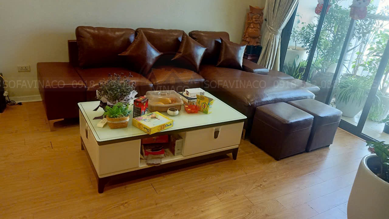 Bọc lại ghế sofa da cao cấp