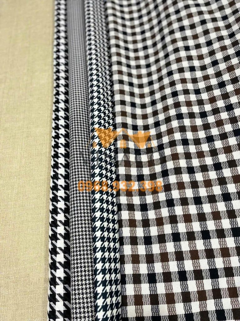 Mẫu vải kẻ đa dạng