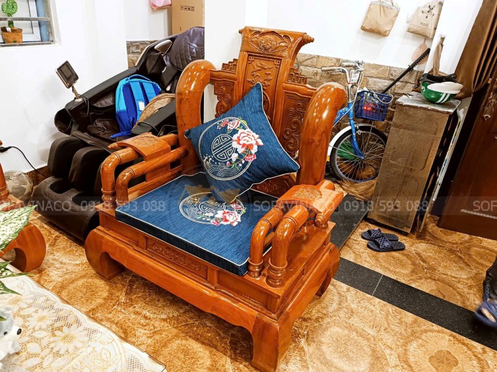 Làm đệm ghế gỗ