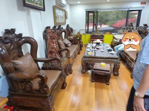 Đệm ghế bọc da