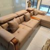 Bọc lại ghế sofa da cho khách tại Trần Phú