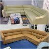 Bộ ghế sofa trước và sau khi sử dụng dịch vụ bọc ghế tại nhà của Vinaco