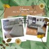 Bộ ghế sofa trước và sau khi bọc lại tại nhà khách hàng