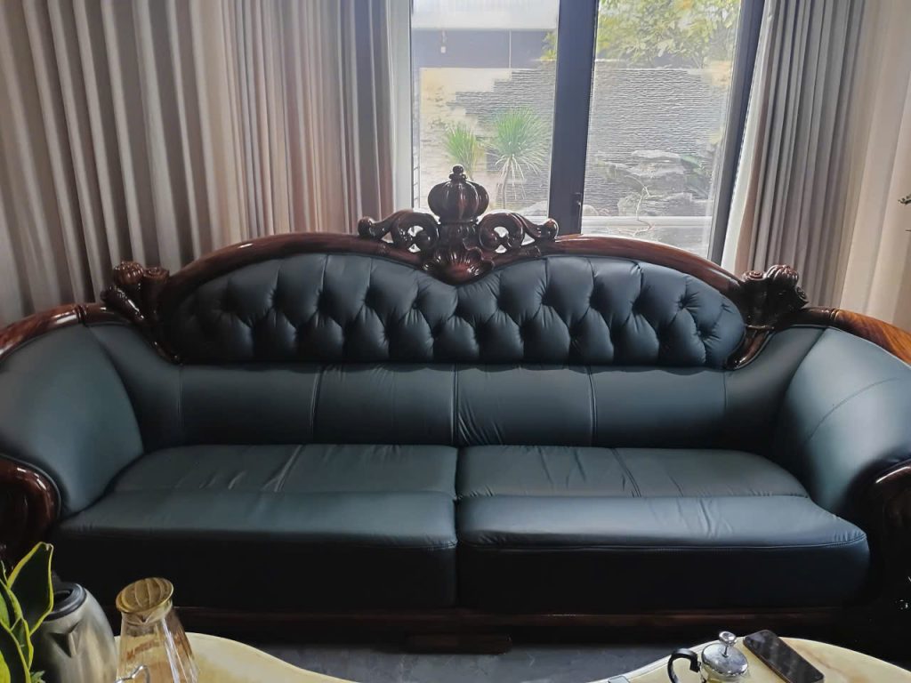 Bộ ghế sofa bị bọc lỗi của khách hàng tại Vĩnh Phúc của Vinaco