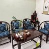 Hoàn thiện bộ đệm ghế thêu trúc xanh cho khách hàng tại Hà Đông