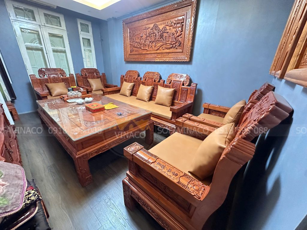 Đệm ghế bọc da