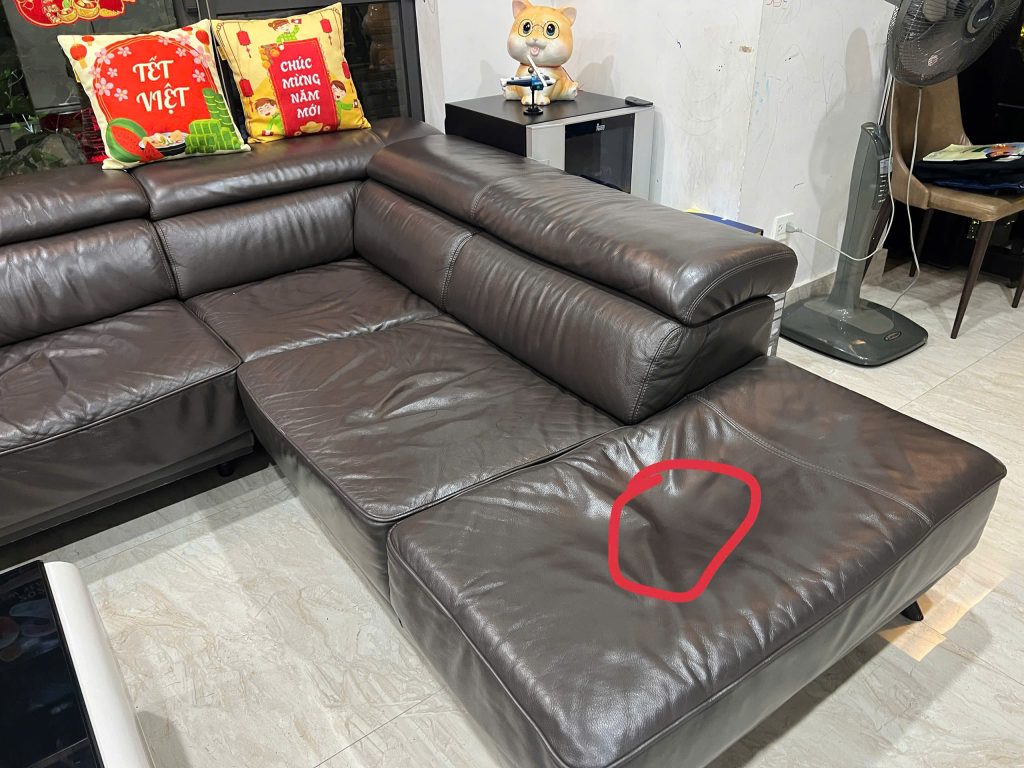 Ghế sofa bị lún do ngồi lâu