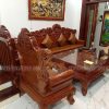 Làm đệm ghế gỗ cho khách tại Đông Anh