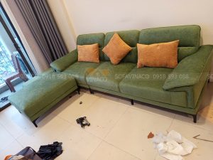 Bọc lại ghế sofa cho khách tại Xuân La