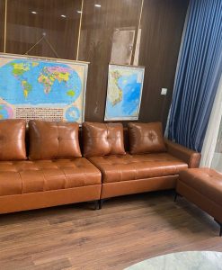Bọc lại ghế sofa cho khách tại Trần Duy Hưng