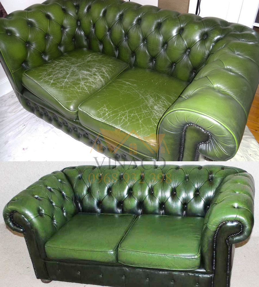 Bọc ghế sofa bị dạn nứt