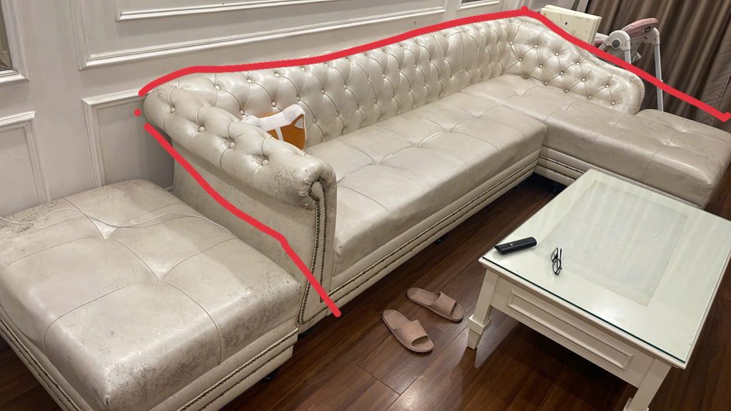 Bề mặt da bị nổ, bong tróc và xỉn màu