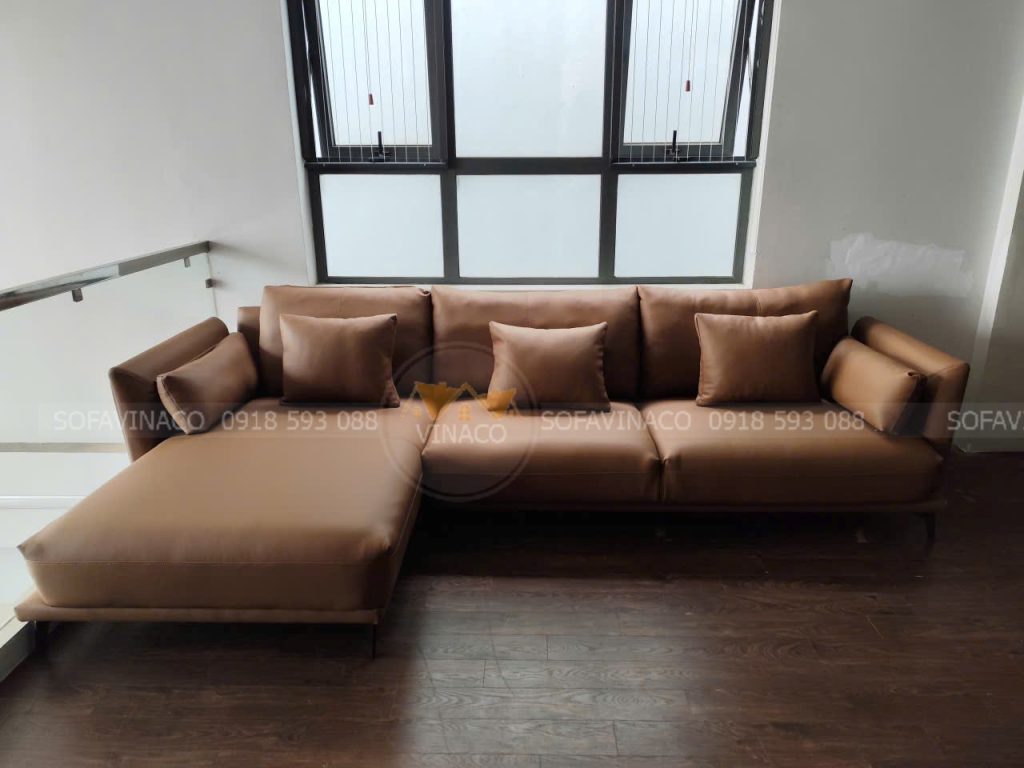 Bọc lại ghế sofa da cho khách Phạm Văn Đồng