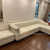 Bọc lại ghế sofa da cho khách tại Xuân La