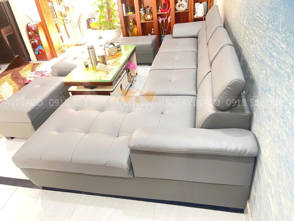 Bọc lại ghế sofa da cao cấp cho khách tại HCM