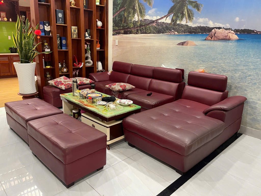 Bọc lại ghế sofa tại nhà
