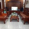 Làm đệm ghế gỗ cho khách tại Xuân Phương