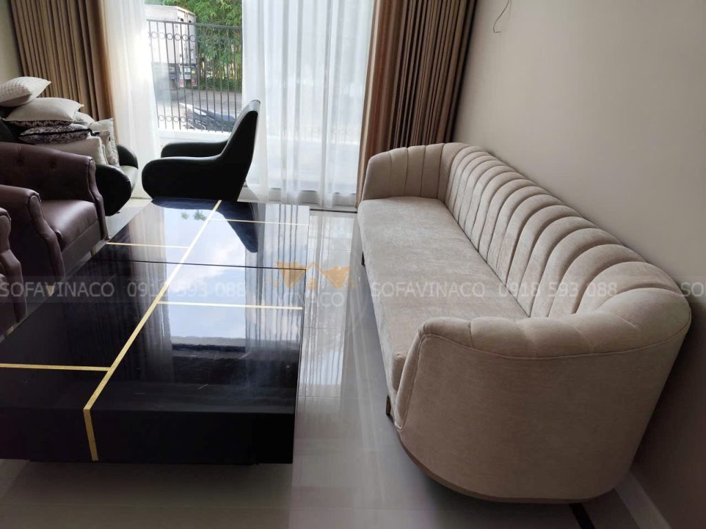 Bọc lại ghế sofa cho khách tại Gia Lâm