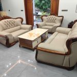 Bọc lại ghế sofa da cao cấp Nadia cho khách hàng tại Vĩnh Phúc