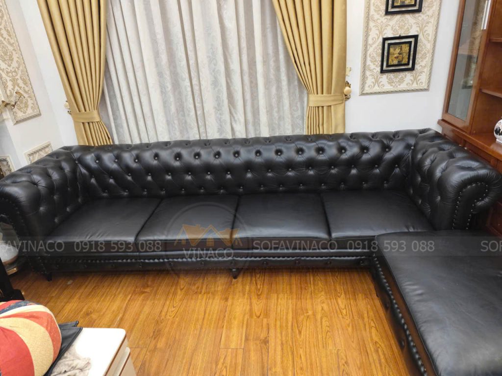Ghế tân cổ điển sau khi bọc lại