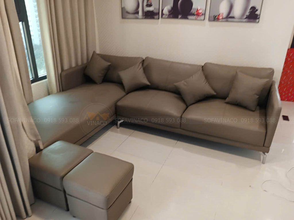 sau khi hoàn thiện bọc lại bộ ghế