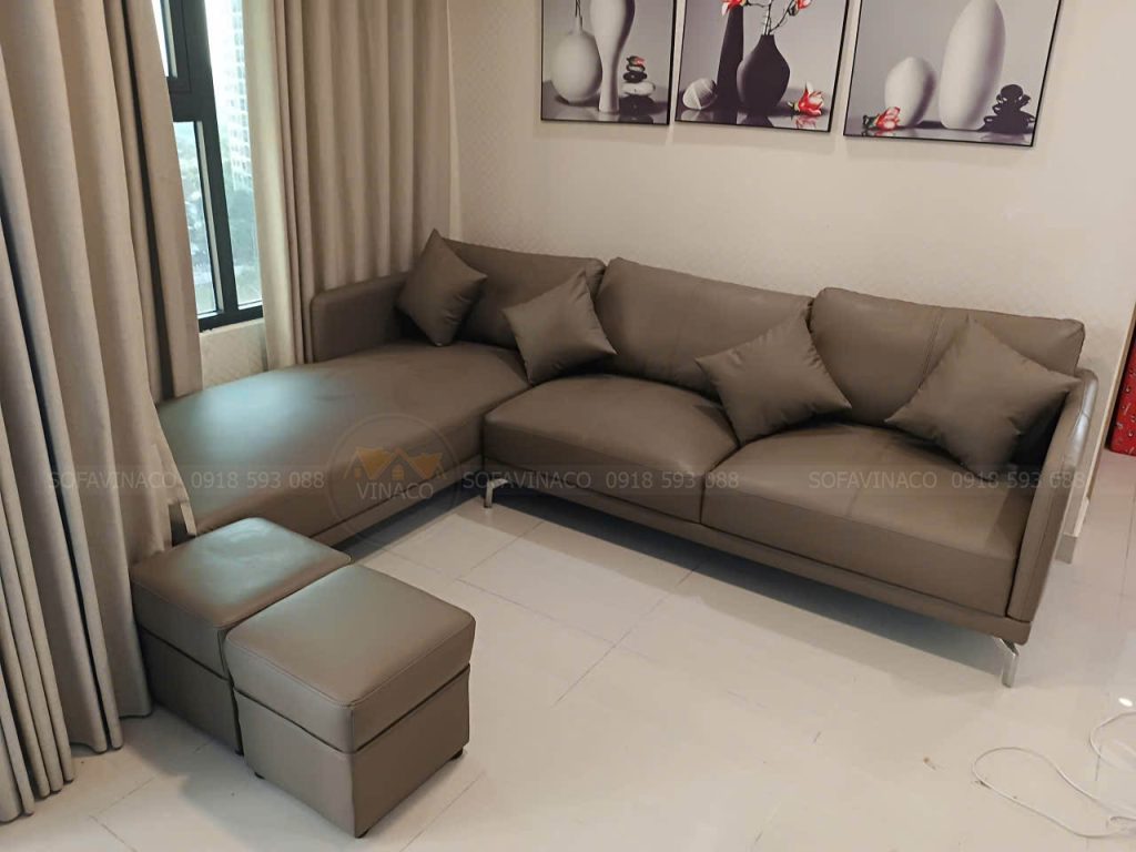 sau khi hoàn thiện bọc lại bộ ghế