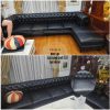 Ghế sofa tân cổ điển trước và sau khi bọc lại