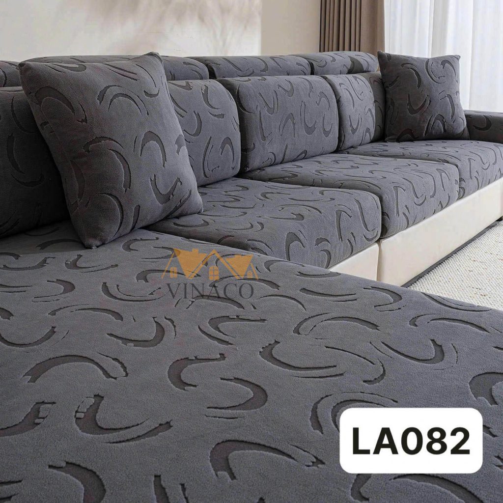 Mẫu ga phủ ghế sofa co dãn ôm sát