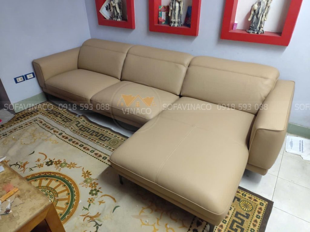Bọc Lại Ghế Sofa Da Cao Cấp Cho Khách Hàng Tại Trung Kính