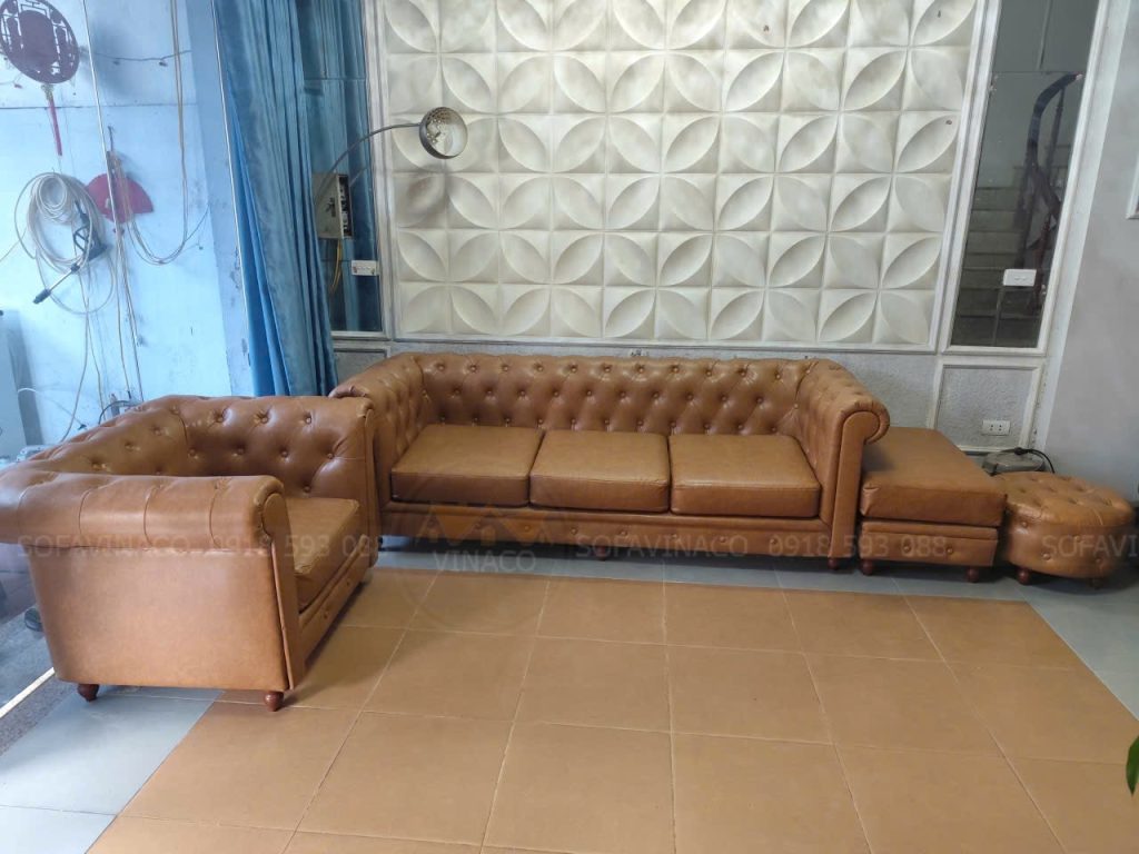 Từ sofa vải cũ sang sofa da sang trọng
