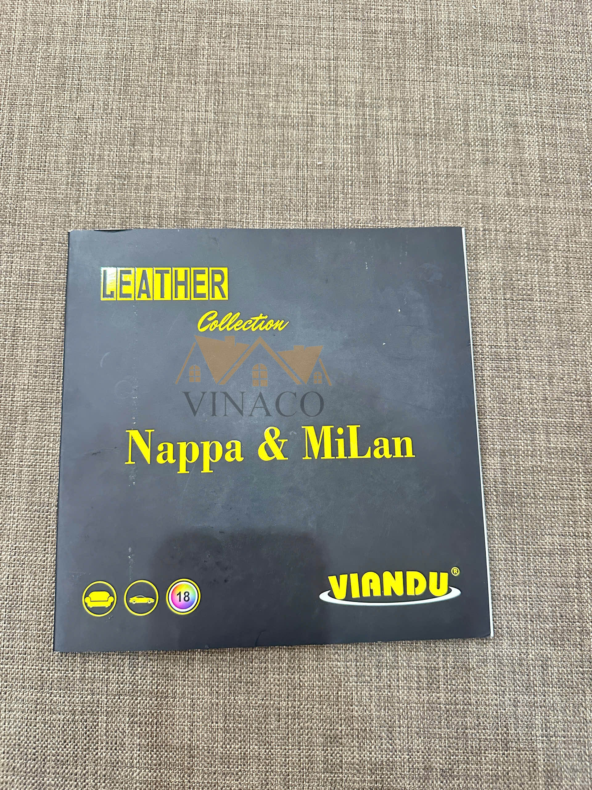 Mẫu da thật Nappa Milan bọc ghế ghế sofa cao cấp