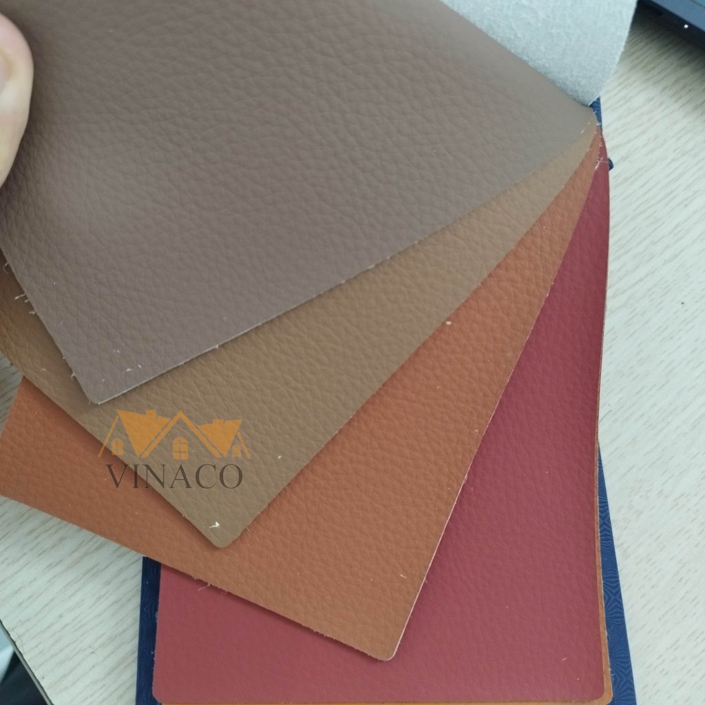 Bảng màu mẫu da Eco phong phú