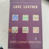 Mẫu da Lux sinh thái thân thiện với môi trường có tính năng chống mực