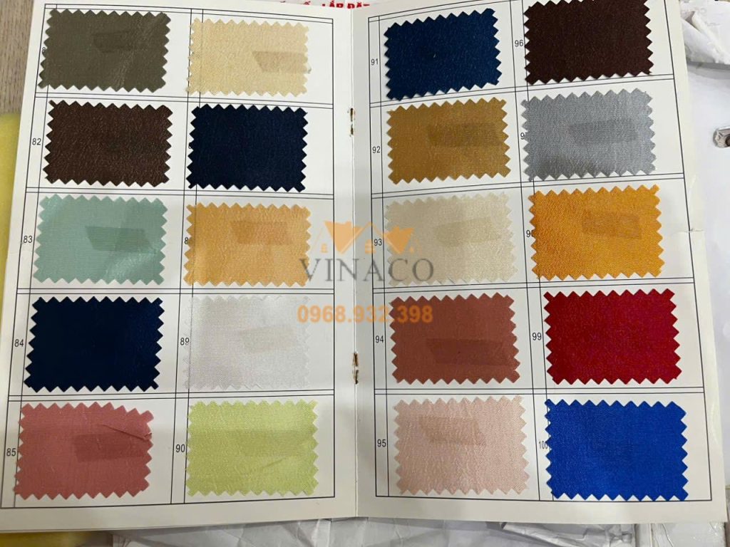 Bề mặt vải bóng nhẹ, sang trọng