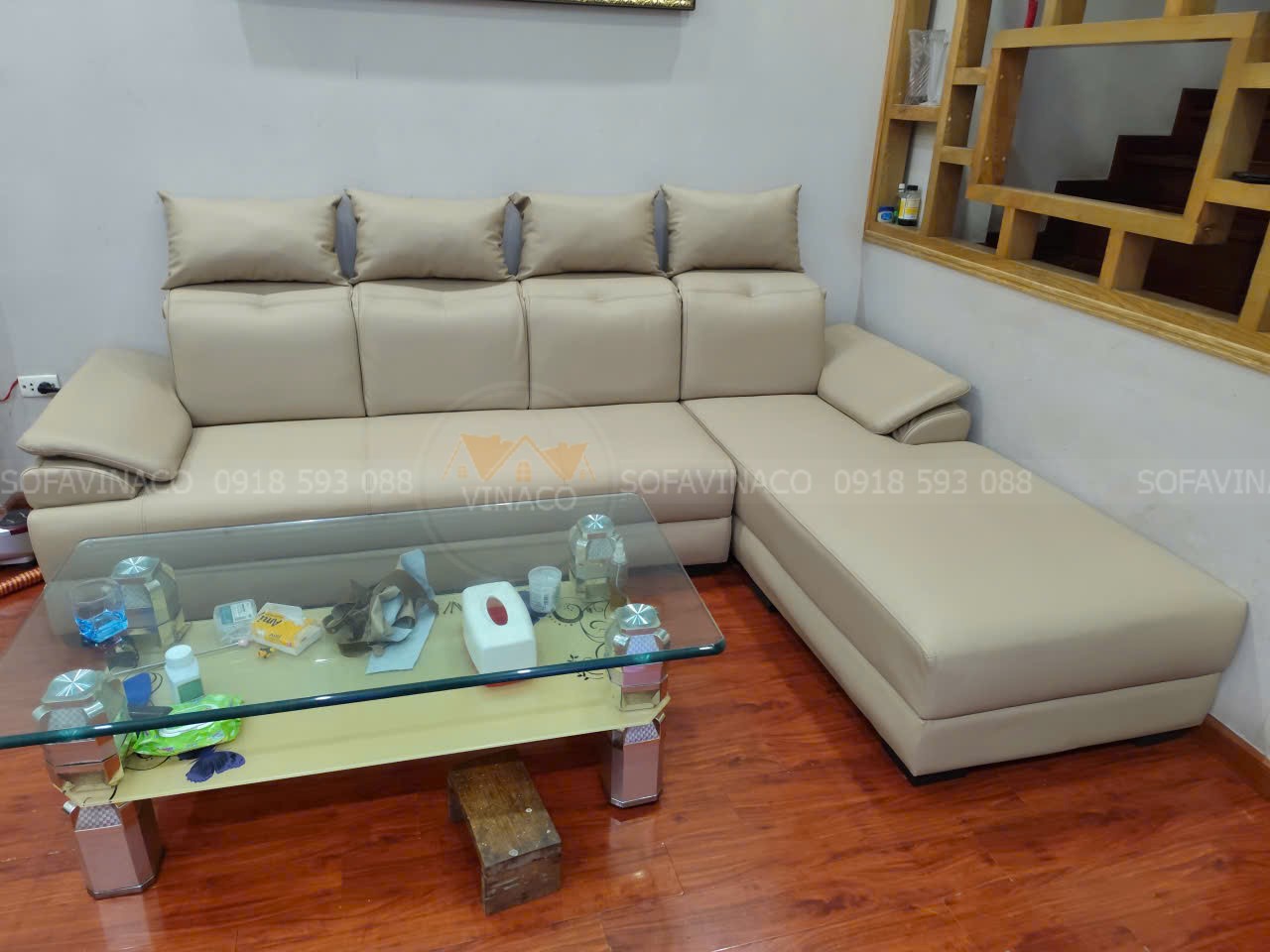 Bọc lại ghế sofa da cho khách tại Xuân Đỉnh Bọc lại ghế sofa da cho khách tại Xuân Đỉnh
