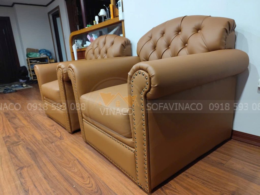 Bộ ghế tại 91 Nguyễn Chí Thanh sau khi hoàn thiện