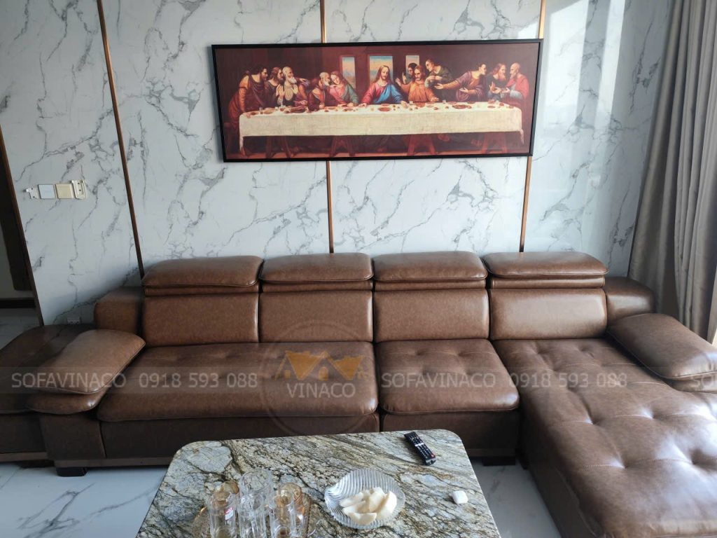 Diện mạo mới của bộ sofa sau khi hoàn thiện