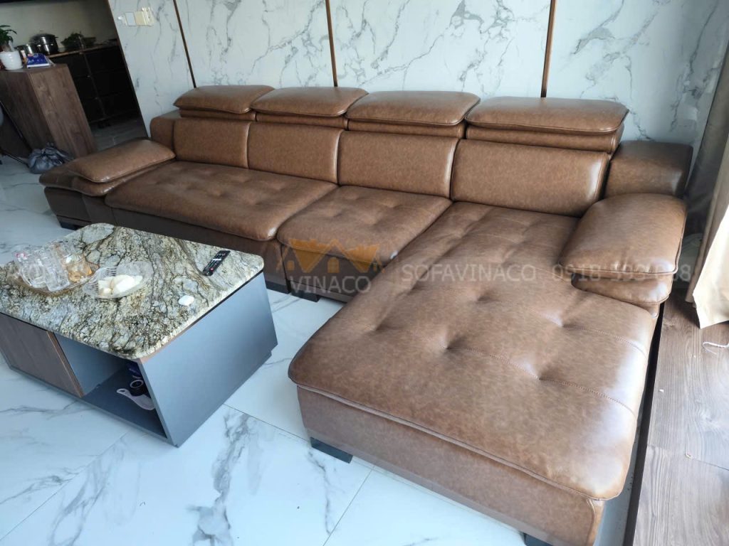 Diện mạo mới của bộ sofa sau khi hoàn thiện
