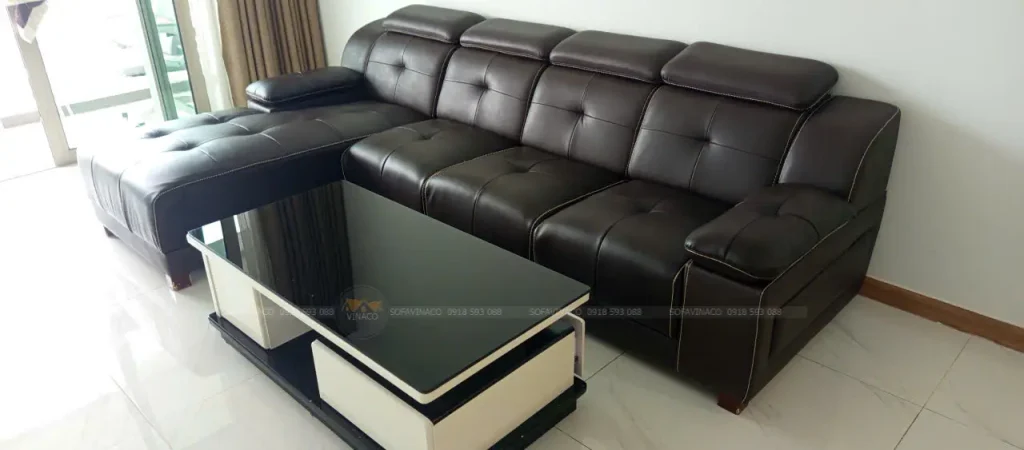 bọc lại sofa 4 mặt ngồi và 2 tay ghế như mới