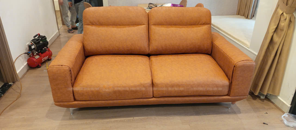 sofa sau khi đc bọc lại