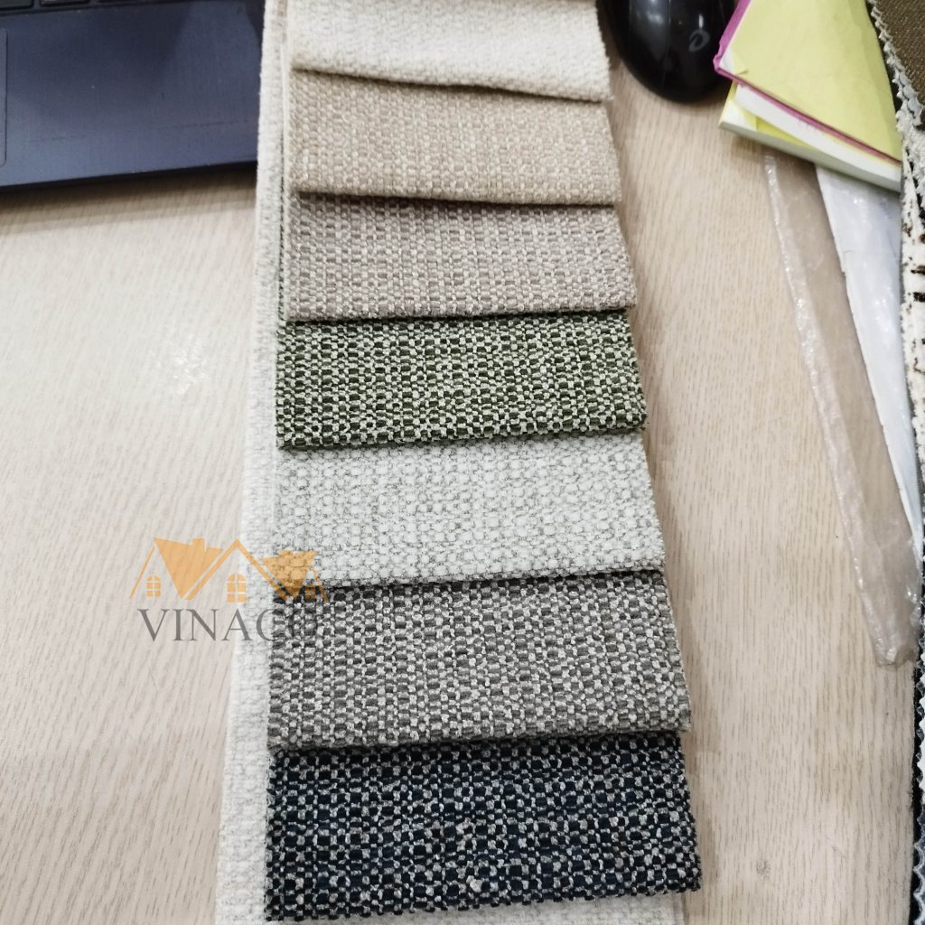 Mẫu vải thô vân sợi to dày dặn bền đẹp