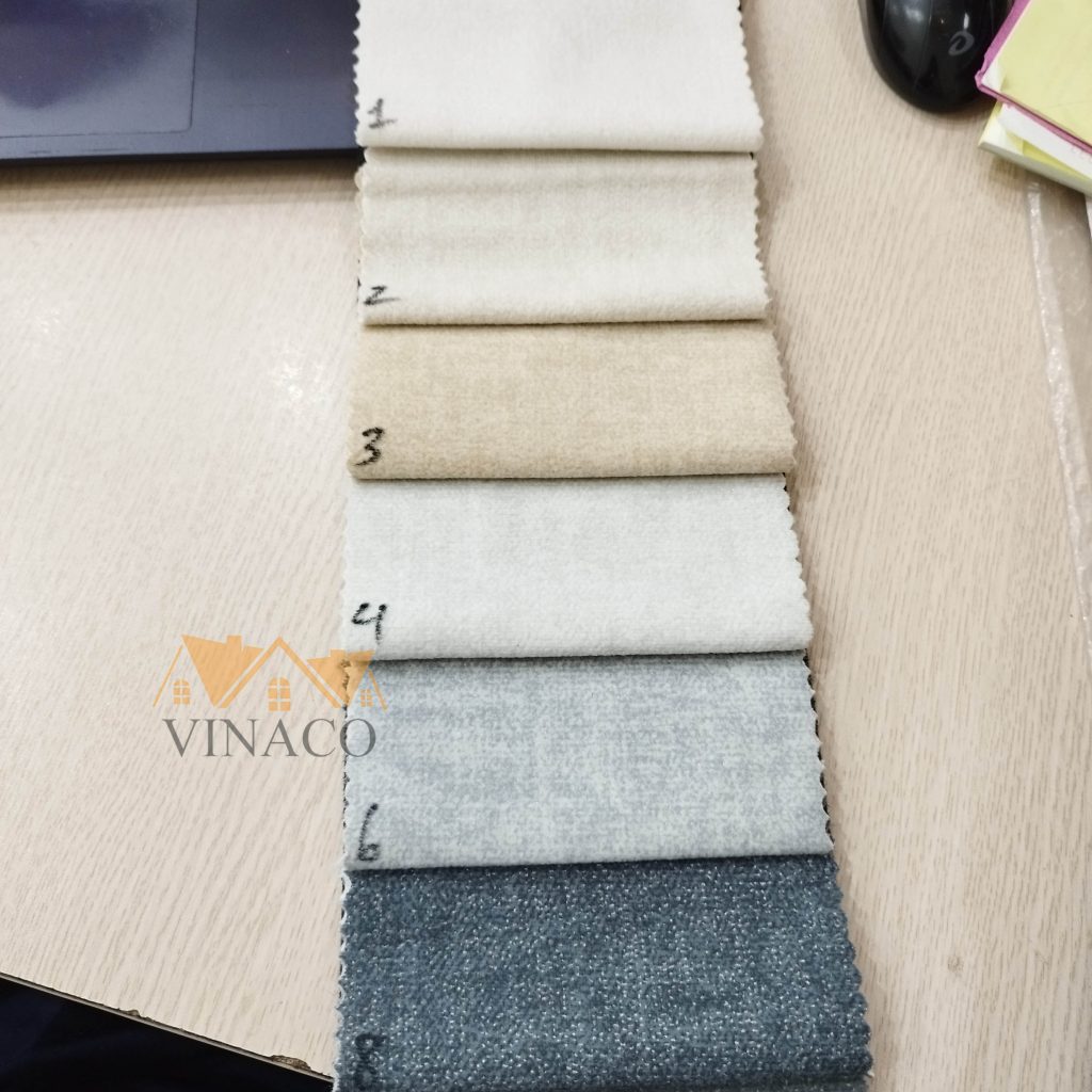 Mẫu vải nỉ kẻ sọc thưa