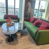 Ga phủ màu xanh lá cây rất đẹp mắt