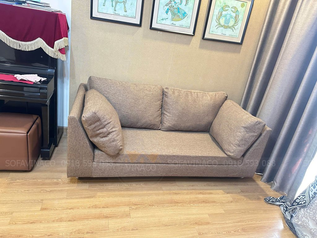 Bọc lại bộ ghế sofa vải nỉ đẹp