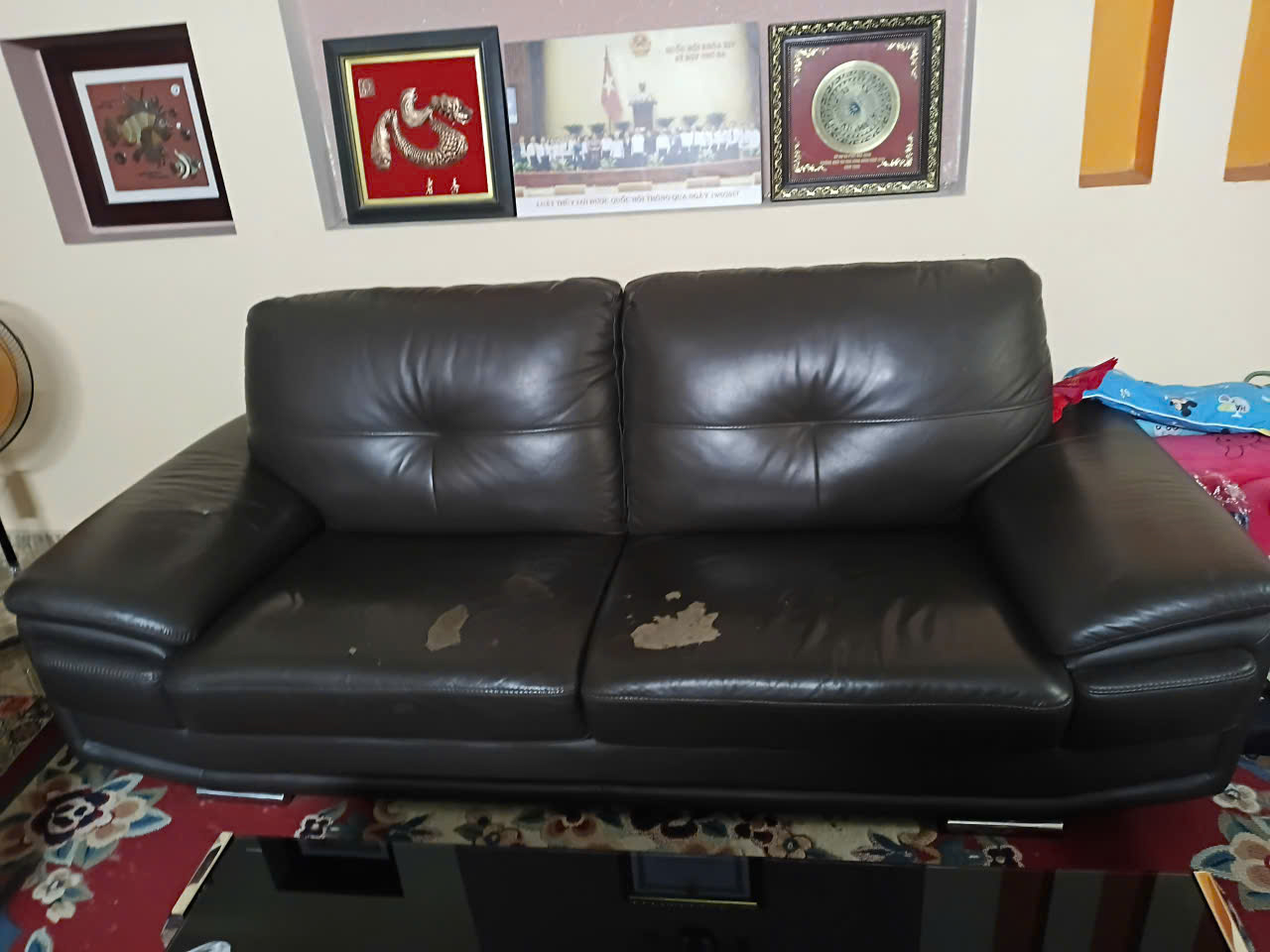 sofa cũ kỹ được vinaco đến khảo sát