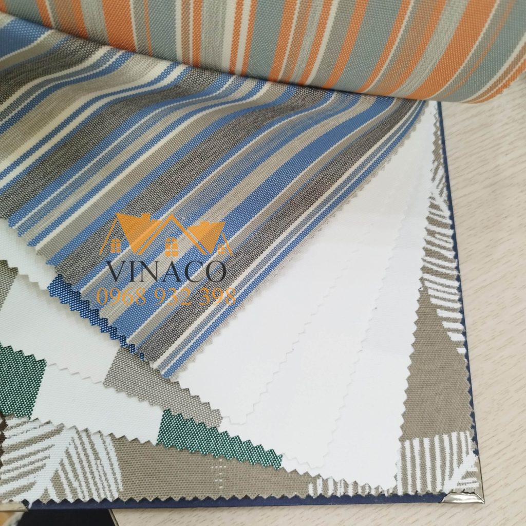 Bảng màu đa dạng mẫu vải bọc sofa ngoài trời