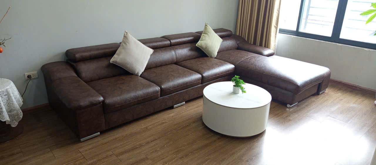 Bọc lại ghế sofa da cho khách tại VOV Mễ Trì Bọc lại ghế sofa da cho khách tại VOV Mễ Trì